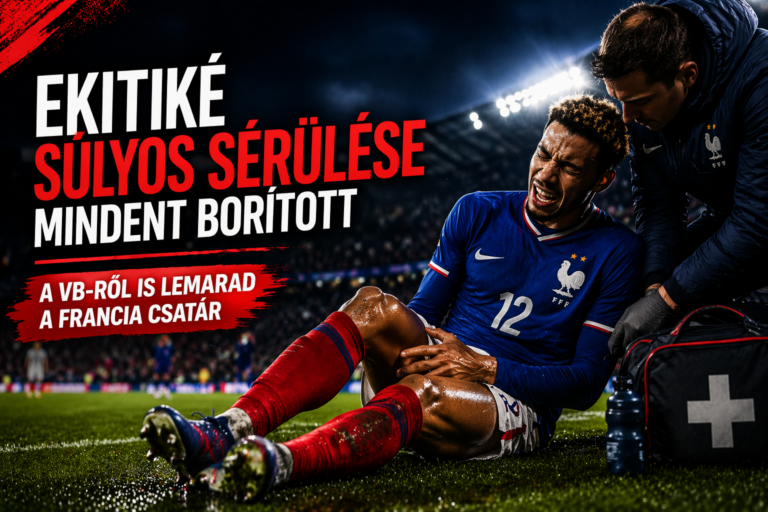 Súlyos sérülés a pályán