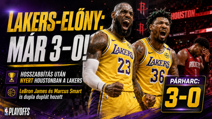 Lakers dominate playoff series 3-0