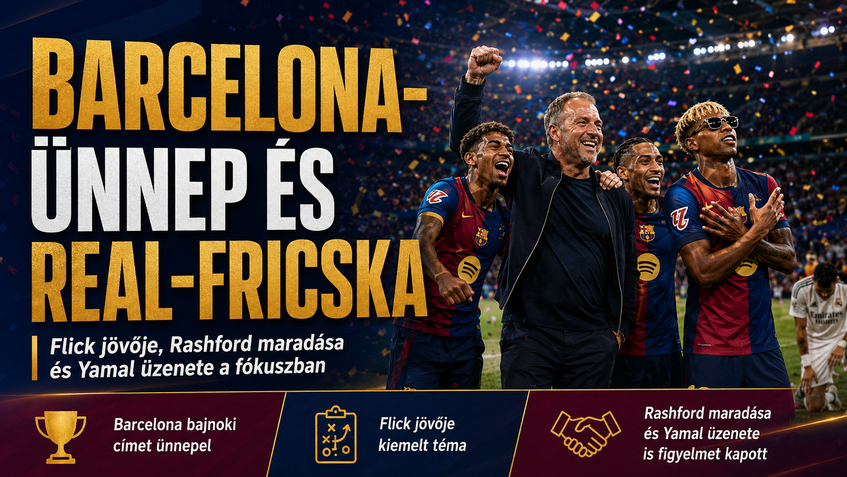 Barcelona triumphs in a golden celebration