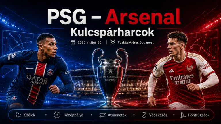 PSG – Arsenal kulcspárharcok