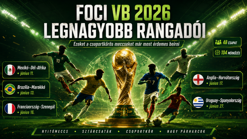 Foci VB 2026 rangadók a csoportkörben