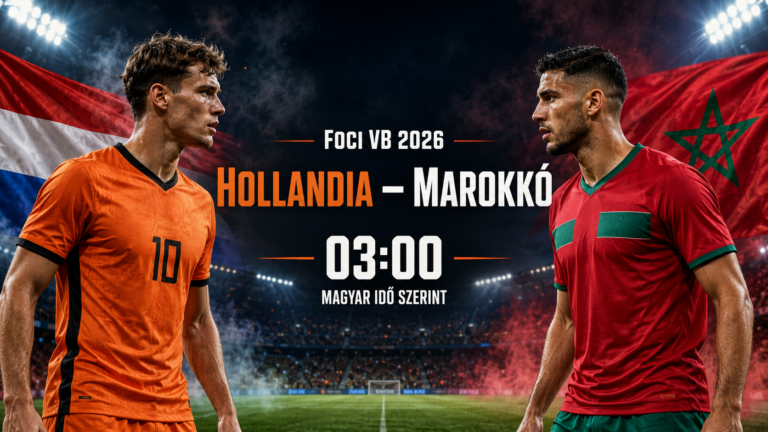 Hollandia – Marokkó 2026: Nagy meccs