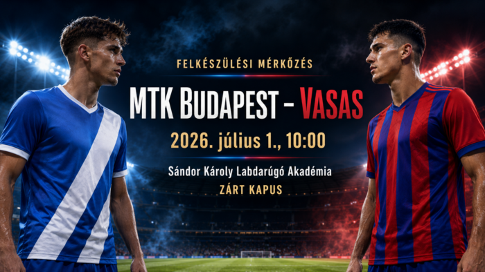 MTK Budapest – Vasas mérkőzés plakát