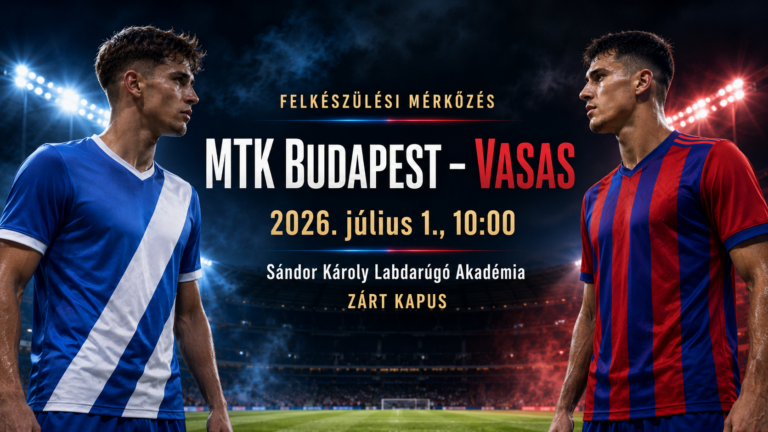 MTK Budapest – Vasas mérkőzés plakát