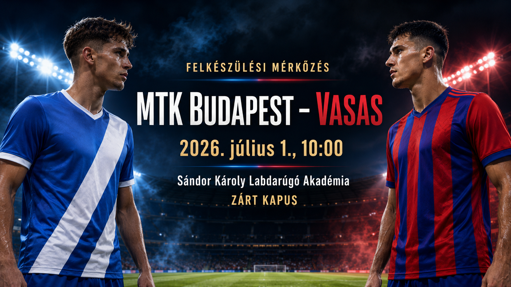 MTK Budapest – Vasas mérkőzés plakát