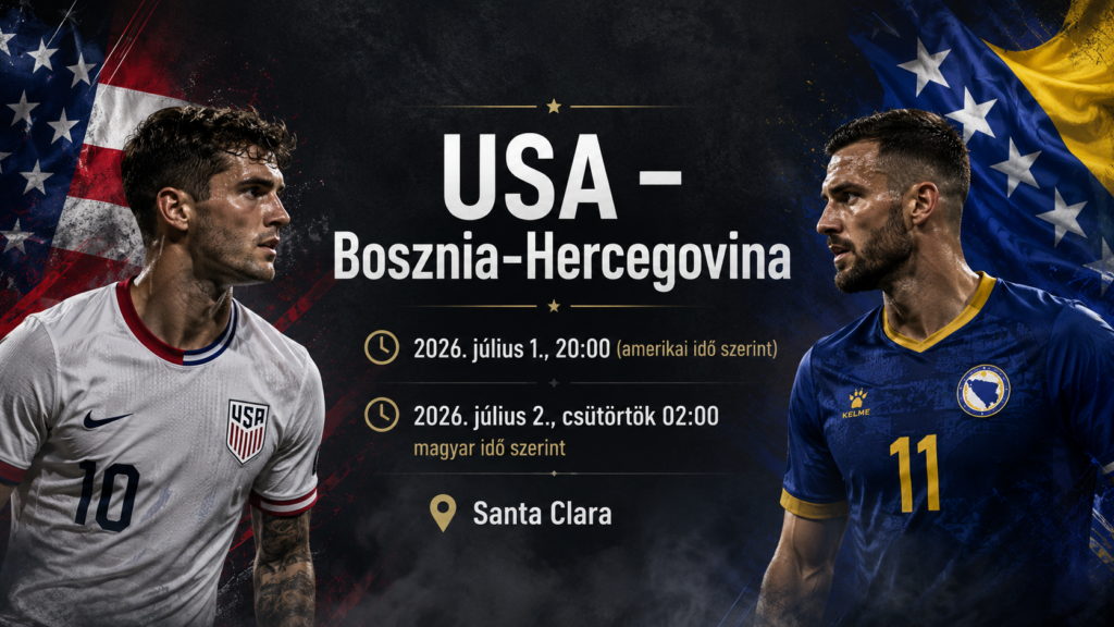 USA vs Bosznia-Hercegovina: 2026 mérkőzés