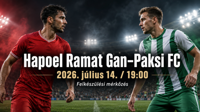 Hapoel Ramat Gan–Paksi FC 2026. július 14