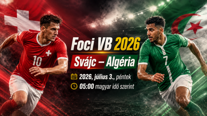 Foci VB 2026: Svájc vs Algéria