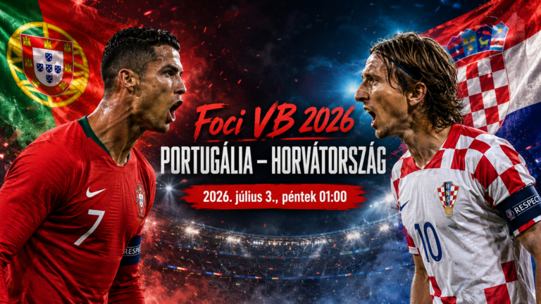 Foci VB 2026: Portugália vs Horvátország