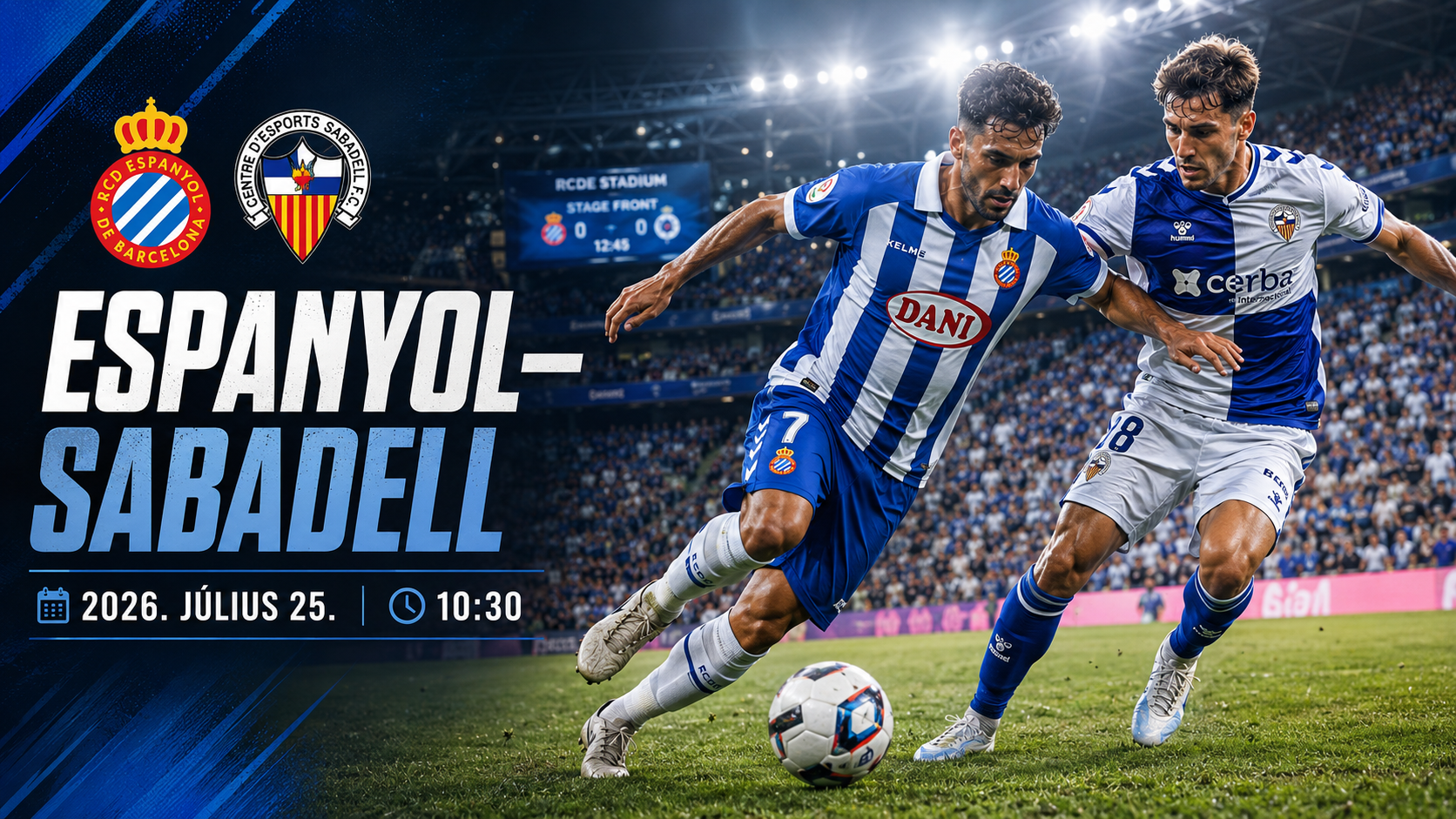 Espanyol – Sabadell közvetítés