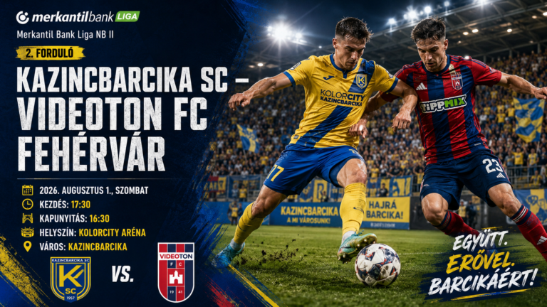 Kazincbarcika SC–Videoton FC Fehérvár