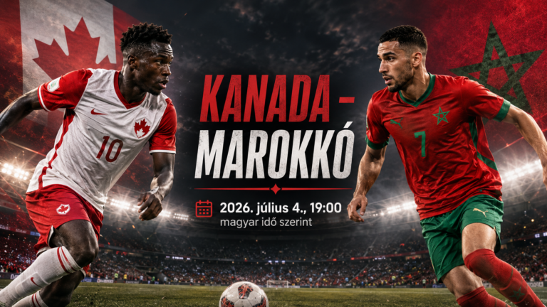 Kanada vs Marokkó - 2026. július 4.