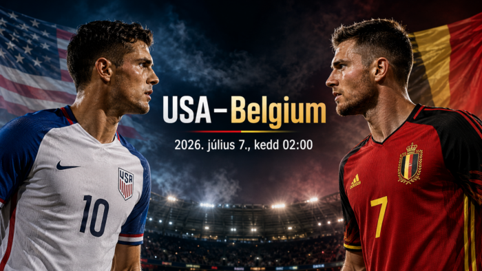 USA–Belgium mérkőzés 2026 július 7.