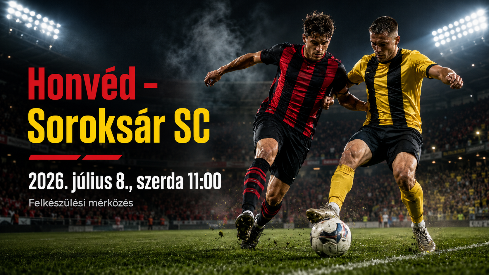 Honvéd - Soroksár SC mérkőzés