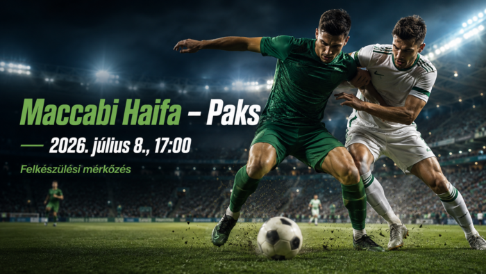Maccabi Haifa – Paks: Hajtás a gyepen