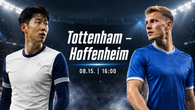 Sportfaktor – friss sporthírek, közvetítések és elemzések 11 Tottenham–Hoffenheim