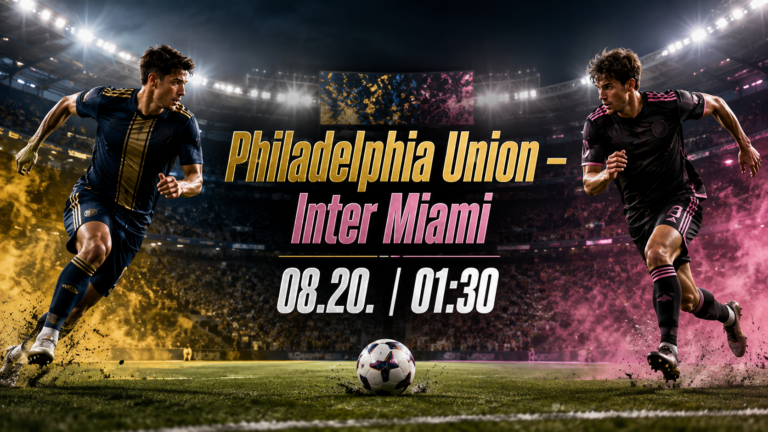 Sportfaktor – friss sporthírek, közvetítések és elemzések 9 Philadelphia Union – Inter Miami