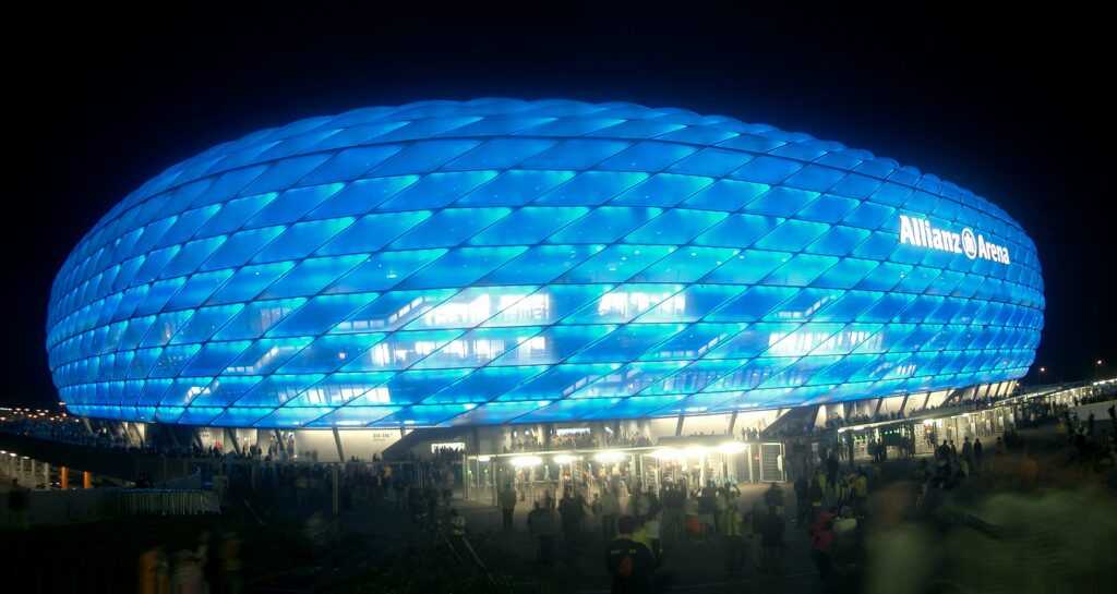 A müncheni Allianz Arena – archív fotó
