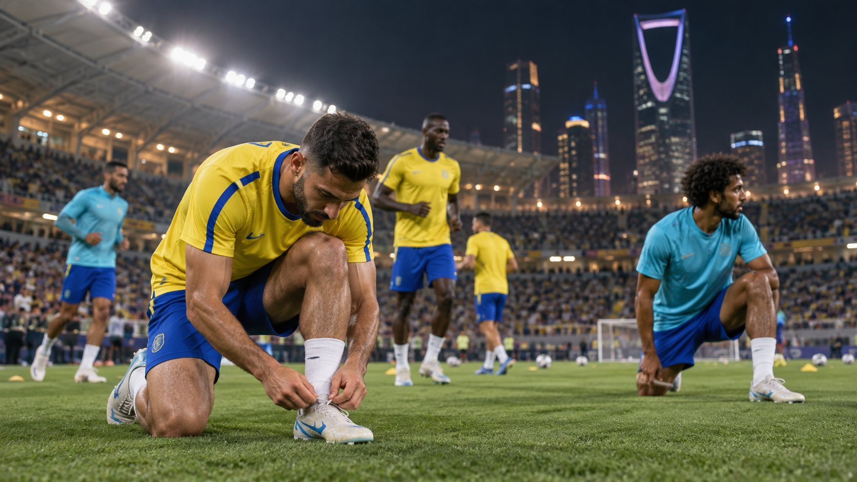Al Nassr–Neom SC mérkőzéselőzetes – AI-illusztráció