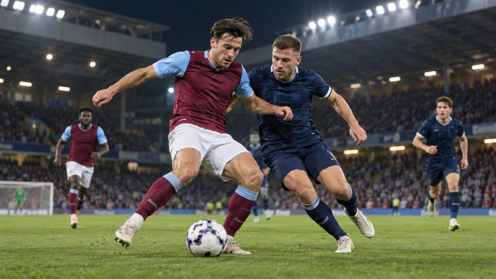 Aston Villa–Viking mérkőzéselőzetes – AI-illusztráció