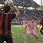 Atlanta United–Inter Miami – AI-val készült futballillusztráció