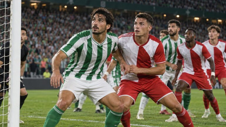 Sportfaktor – friss sporthírek, közvetítések és elemzések 37 Betis–Feyenoord mérkőzéselőzetes – AI-illusztráció