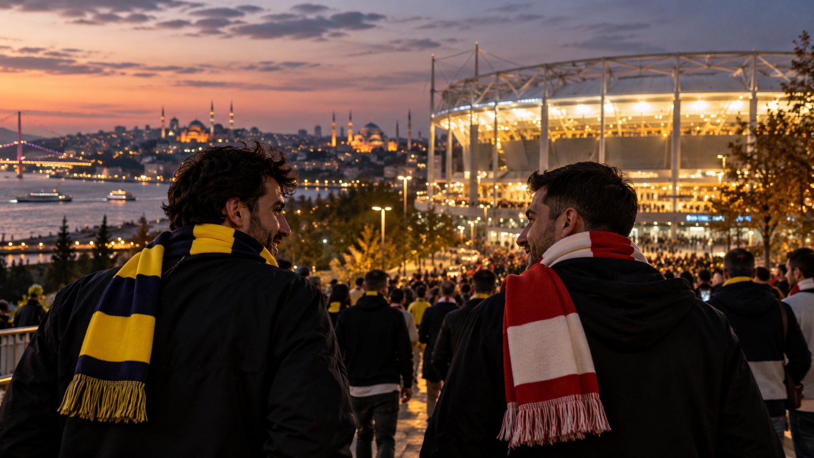 Fenerbahçe–Slavia Praha mérkőzéselőzetes – AI-illusztráció