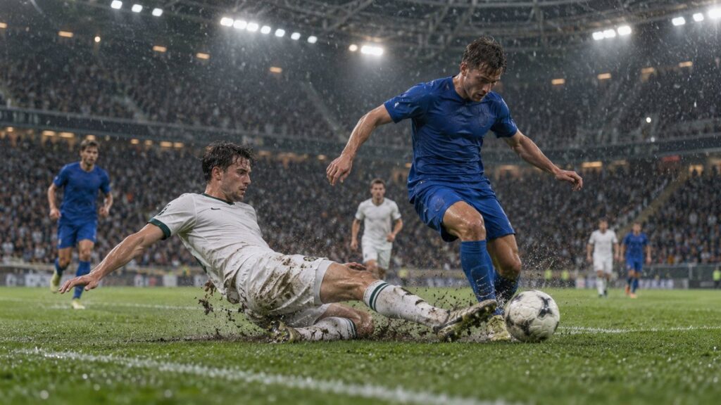Mönchengladbach–Hoffenheim – AI-val készült futballillusztráció