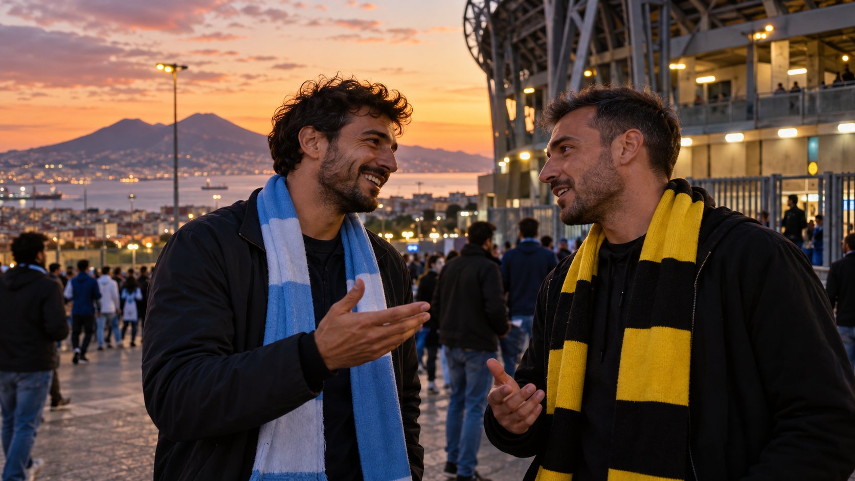 Napoli–Bodø/Glimt mérkőzéselőzetes – AI-illusztráció