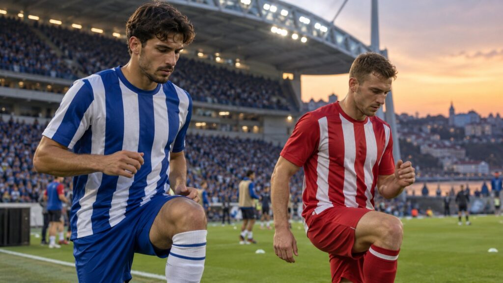 FC Porto–PSV Eindhoven mérkőzéselőzetes – AI-illusztráció
