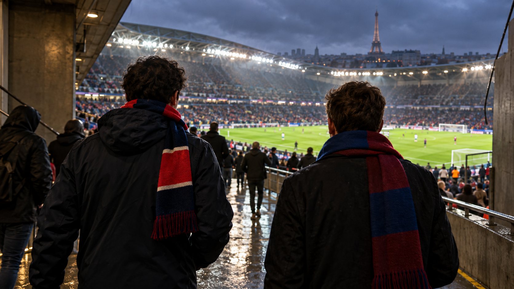 PSG–FC Barcelona mérkőzéselőzetes – AI-illusztráció