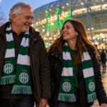 Ferencváros–MTK Budapest – AI-generált szurkolói illusztráció