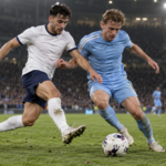 Tottenham–Coventry – AI-val készült futballillusztráció