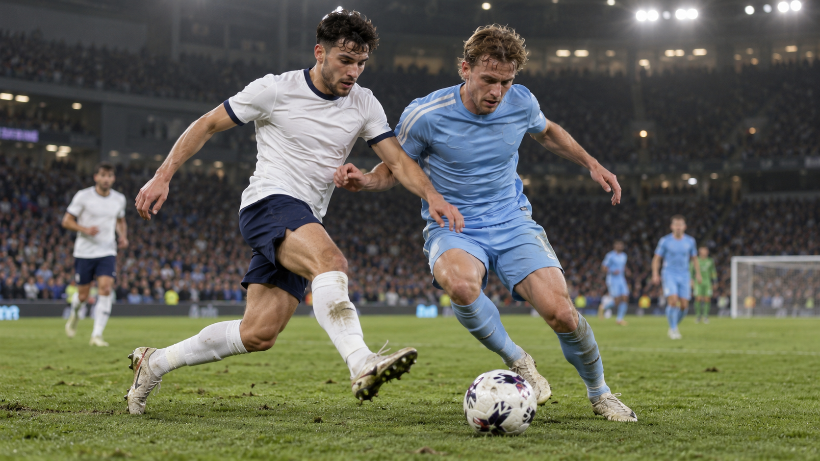Tottenham–Coventry – AI-val készült futballillusztráció