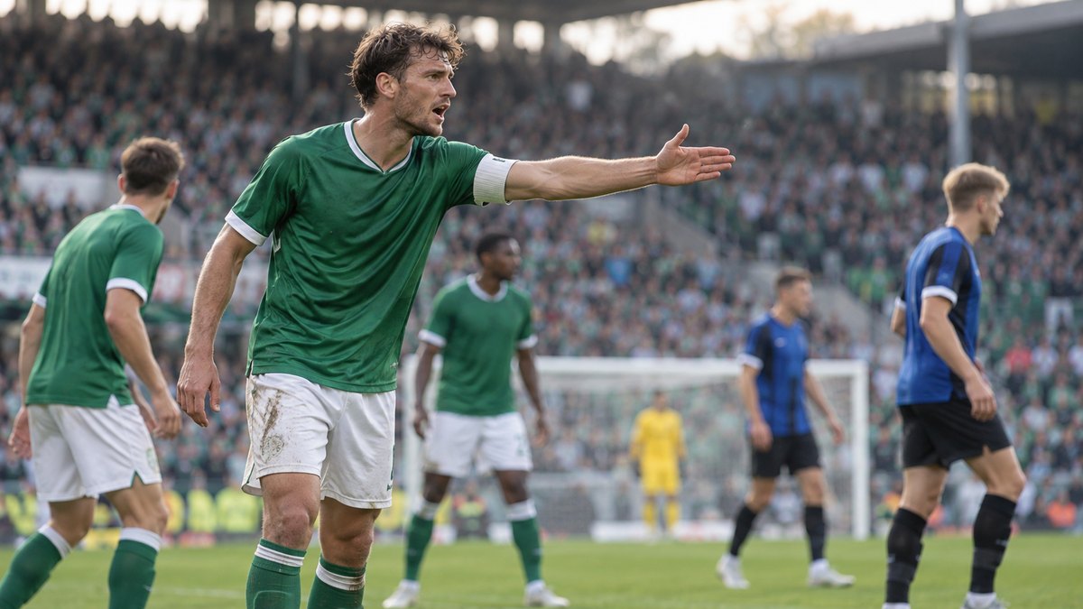 Werder Bremen–Paderborn – AI-val készült futballillusztráció